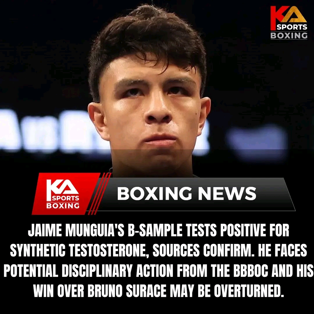 Jaime Munguia’s B-sample Tests Positive For Synthetic Testosterone