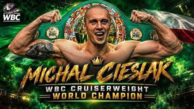 Michal Cieslak Elevated to WBC World Cruiserweight Champion, David Benavidez Named Mandatory Challenger