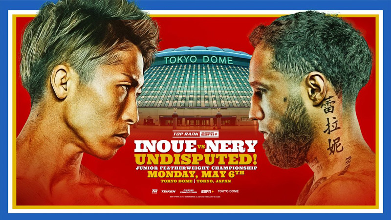 "Four-Weight World Champion Naoya Inoue Is Set to Defend His Super-Bantamweight Titles Against the Formidable Luis Nery in Tokyo"
