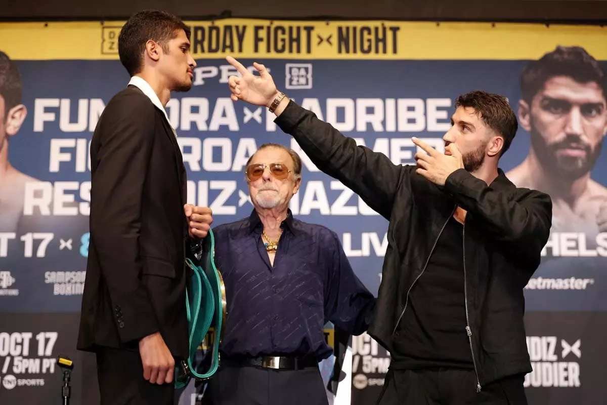 Sebastian Fundora and Ermal Hadribeaj Make Weight for WBC Junior Middleweight Clash