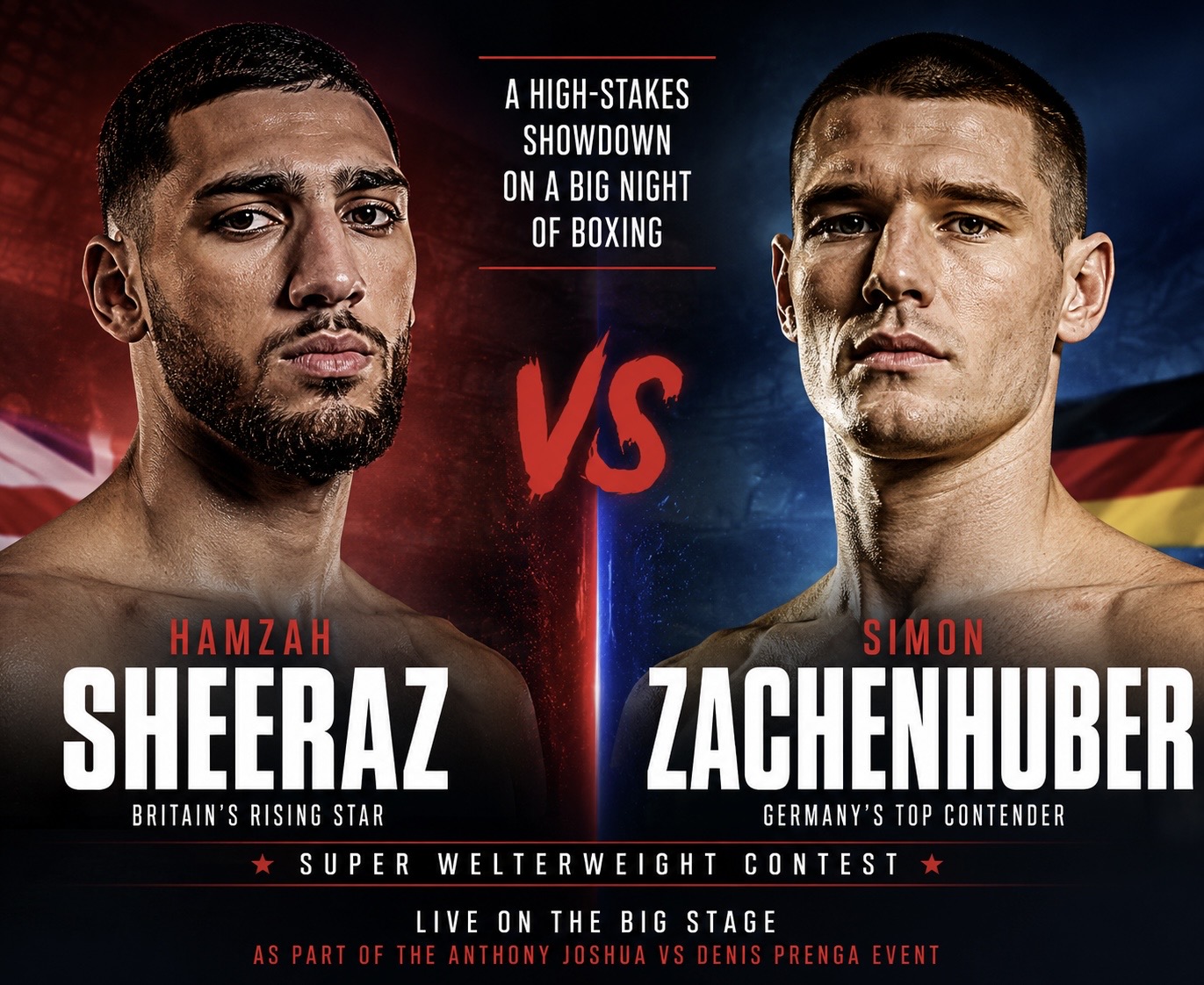 Hamzah Sheeraz and Josh Kelly Set for World Title Defences on Anthony Joshua–Kristian Prenga Undercard
